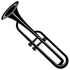 trumpet vector illustration
