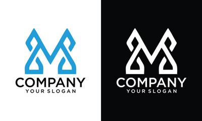 Creative MG GM Logo Monopgram Icon Vector Template