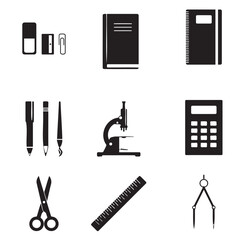 school supplies design, vector illustration eps10 graphic background