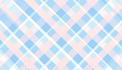 Pastel-toned diagonal plaid pattern