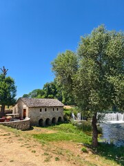 Scenic Stone Mill House By River With Waterfall, Herzegovina