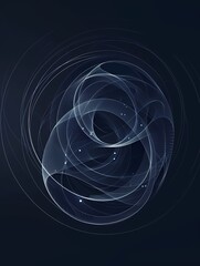 Planetary Orbits Wireframe