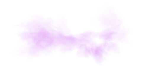 Isolated Purple Fog and Dust with Flowing Cloud Pattern, Light Glow, and Mysterious Vapor Elements for Decorative Wallpapers