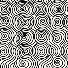Abstract swirl patterns digital art modern design minimalist high contrast artistic concept