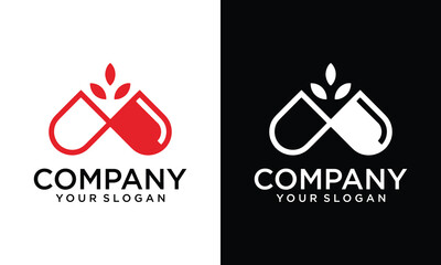 Creative herb medicine icon, natural organic supplements, biologically active additive, thin line symbol on white background - editable stroke vector illustration