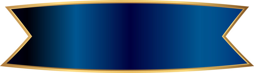 Obraz premium Flat Blue Label Tag for Premium Branding and Packaging Design