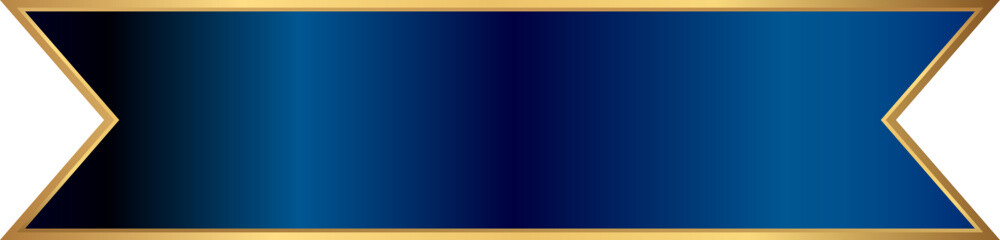 Symmetrical Blue Label for Premium Branding and Packaging Design