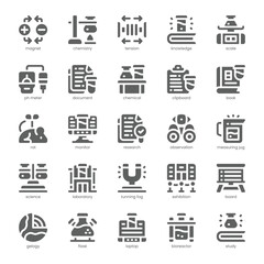 Scientific Discovery Icon pack for your website, mobile, presentation, and logo design. Scientific Discovery Icon solid design. Vector graphics illustration and editable stroke.