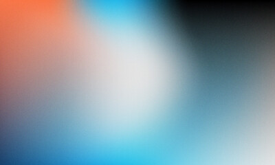 Abstract gradient background with blended colors of blue orange and gray creating a textured visual effect