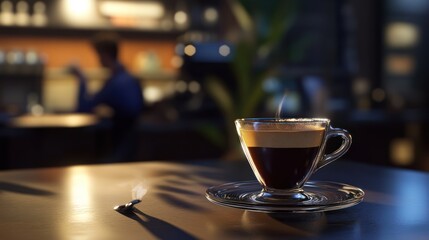 Espresso coffee cup cafe