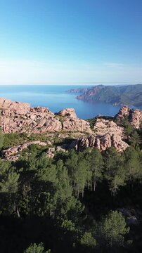 Capu d'Orto- Corsica Mountain, drone video 4k
