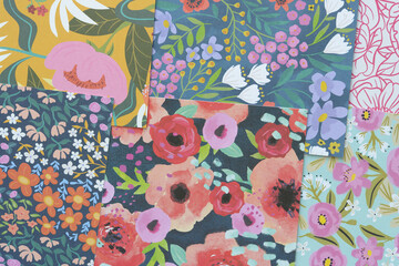 abstract floral paper background