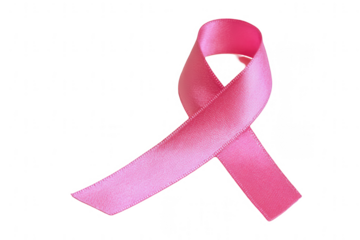 pink ribbon, a symbol of cancer awareness