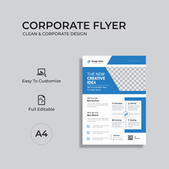 Obraz premium Startup business Flyer template