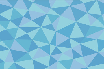 Obraz premium Modern abstract background with blue polygonal geometric shapes in low poly style.