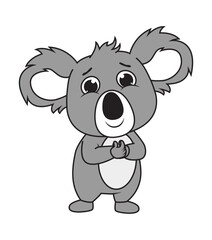 Cute Koala Animal Cartoon
