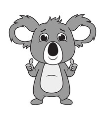Cute Koala Animal Cartoon