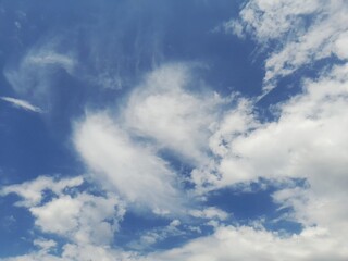 Obraz premium blue sky with clouds