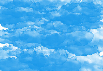 blue sky with clouds