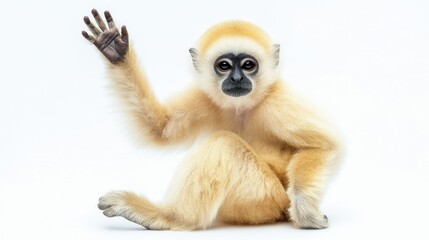 Obraz premium Infant baboon gesture