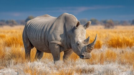Obraz premium Rhinoceros in the wild