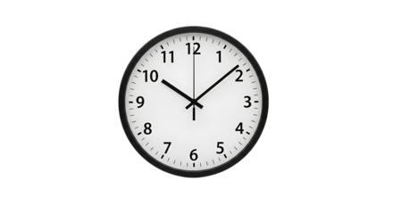 Clock time ten past ten analog timepiece watch hour minute second countdown deadline schedule appointment transparent background