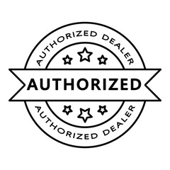 Authorised Dealer Badge Vector Icon