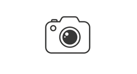 Camera icon photography equipment digital device capturing memories photographic tool vector design transparent background