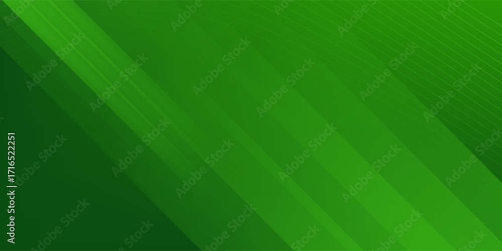 Poster abstract green sporty background template vector with shiny lines and lights. green background with 