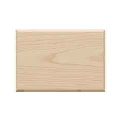 Blank wooden block or sign for mockup design