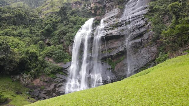 bomburu ella waterfall in sri lanka