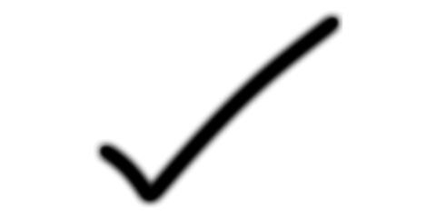 Marker Check – Handdrawn Checkbox Sketch for Checklist Icon Isolated on png 