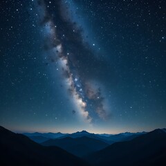 Fototapeta premium starry night sky with stars