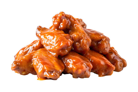 Delicious BBQ chicken wings, perfect for game day or a casual meal.