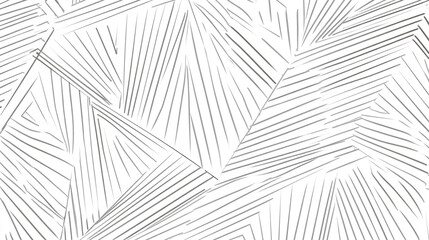 Abstract gray lines forming geometric shapes on white background modern art design