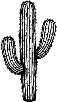 Vector illustration of the cactus