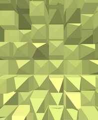 Abstract green low poly background geometric shapes pattern design Vector illustration digital art modern style