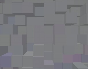 Abstract 3D cubes background geometric shapes pattern design Vector illustration Modern style digital art