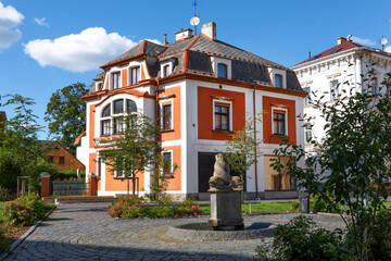 Historisches Rumburk (Rumburg) in Tschechien, das 