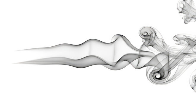 Turbulent fluid dynamics visualization showing vortices and streamlines in a complex flow pattern