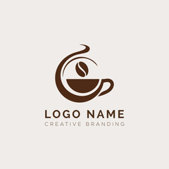 Letter C coffee logo