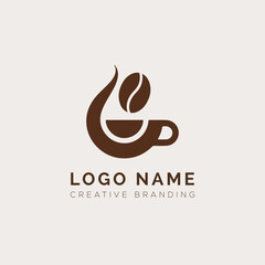 Letter C coffee logo