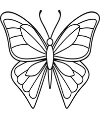 Pink floral butterfly vector art with a nature-inspired decorative design