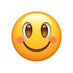 Fototapeta premium Yellow Smiley Face Icon: A Burst of Positivity