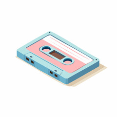 Retro Audio Cassette Tape A Nostalgic Reminder of the 80s & 90s Music Era