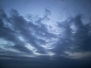 Obraz premium storm clouds time-lapse