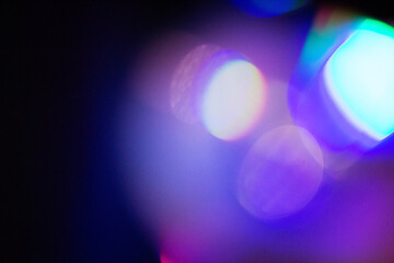 Purple Blue Bokeh Lights Abstract Background blur