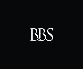 letter bbs modern clean minimal logo