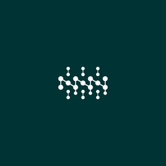 triple N bubble logo on dark green background