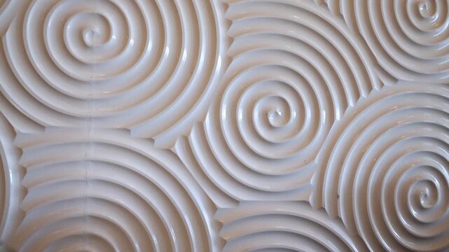 White spiral background pattern, spiral texture, clean and simple. 4C abstract background
